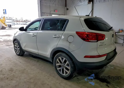 2016 Kia Sportage Lx from USA, damaged, VIN KNDPB3AC8G7823540